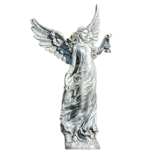 Angel w/ Lighted Lantern Statue 38" Joseph's Studio Collection