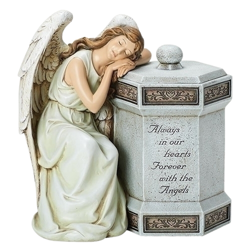 Joseph's Studio 11.75" Angel Memorial Box Garden Figure - 68147