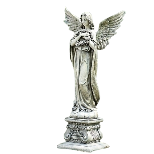 Angel on Pedestal Statue 46.5" (Joseph's Studio)