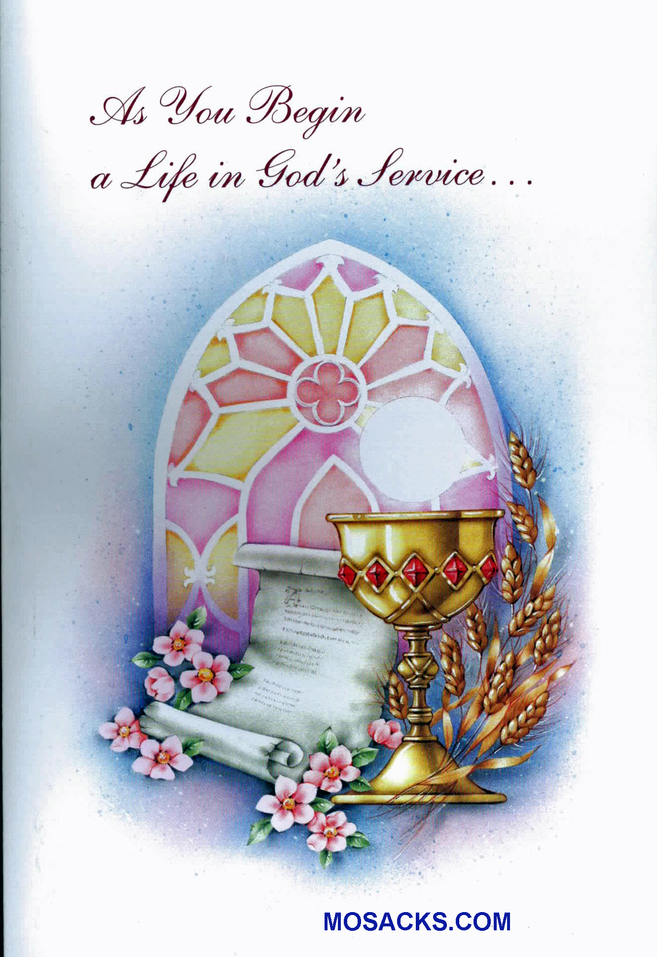 As You Begin A Life In God's Service Greeting Card -GSE84278