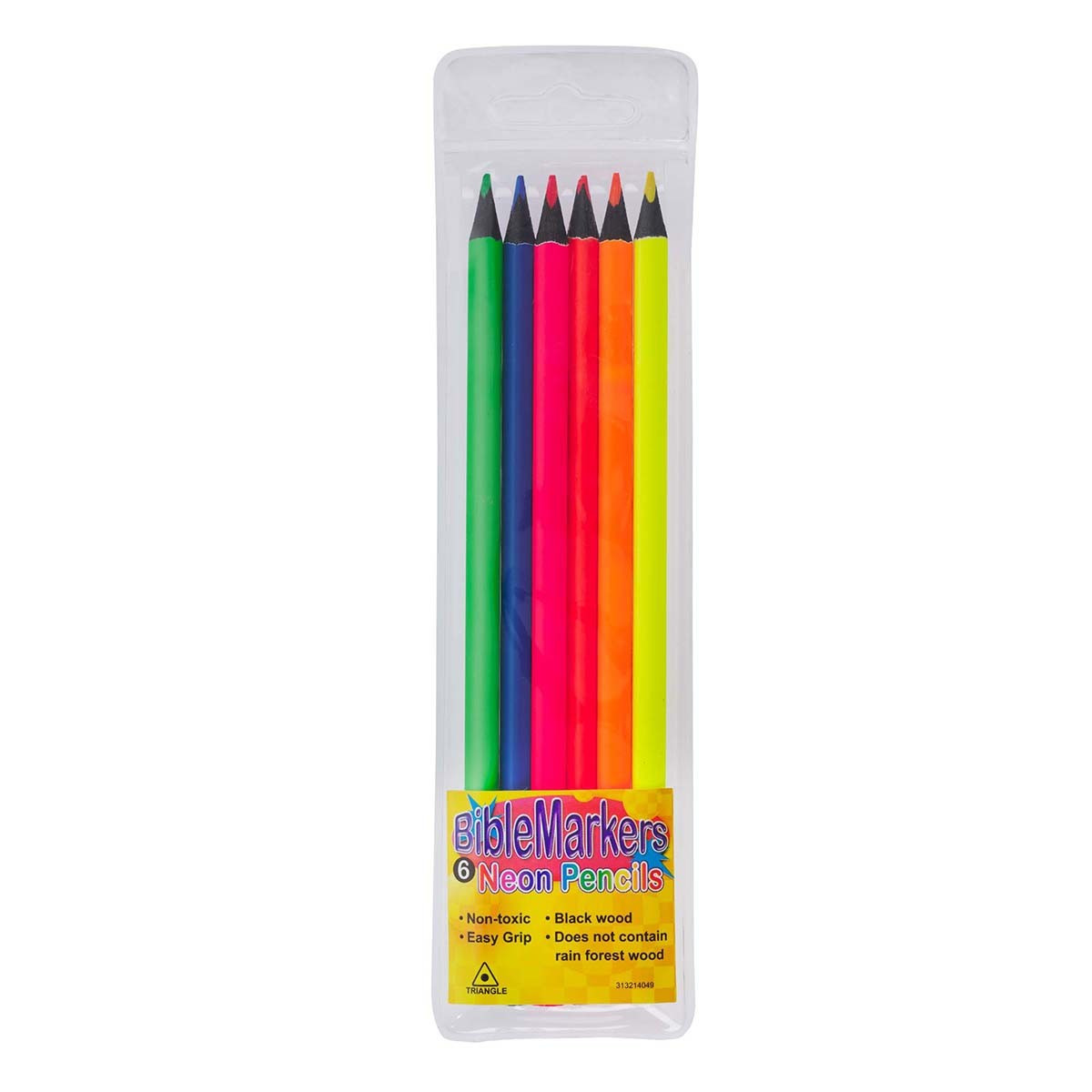 Assorted Color Dry Pencil Bible Marker Set (6 Piece) - PCST232