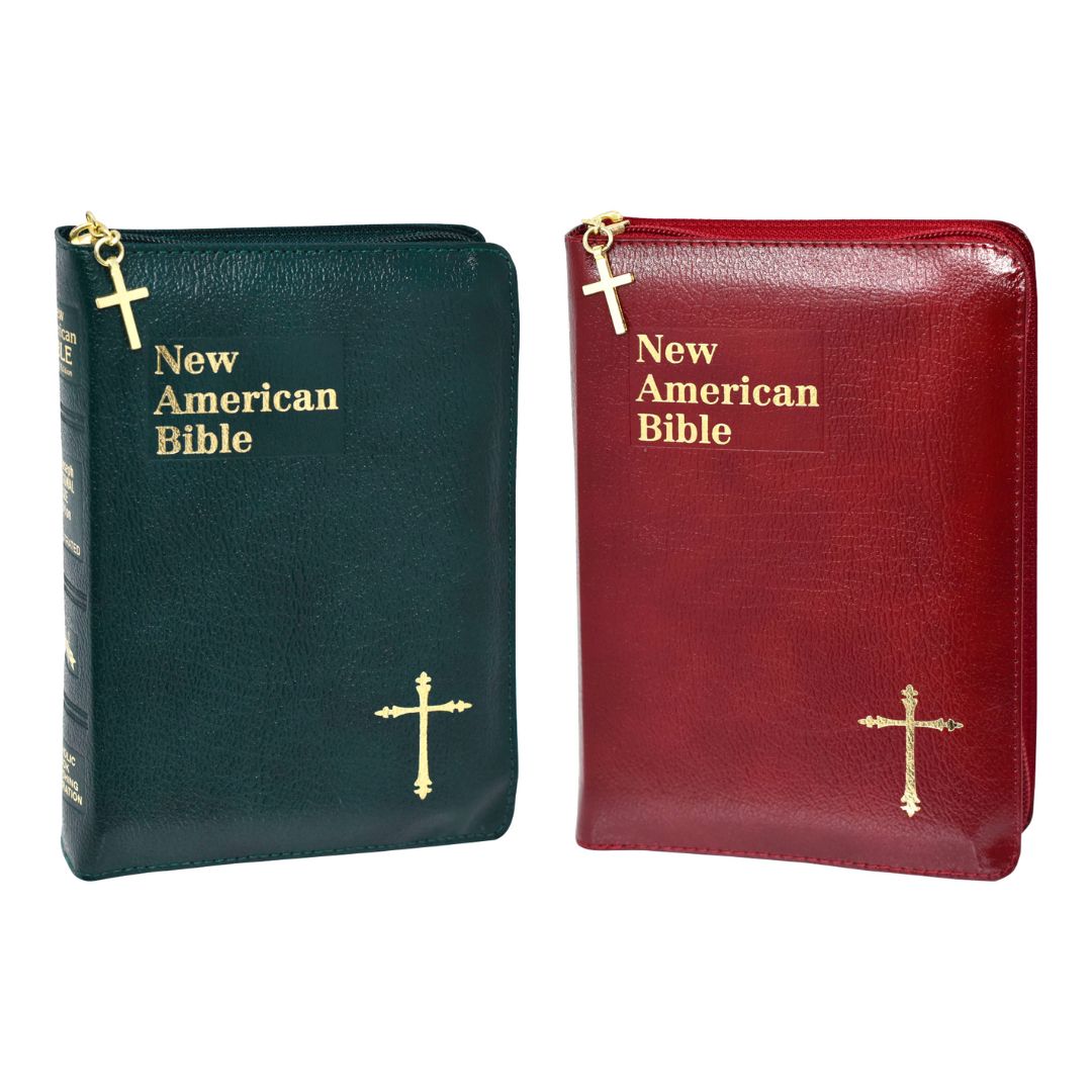 St. Joseph NABRE Personal Size Edition - Zipper Binding Bible (Burgundy or Green)