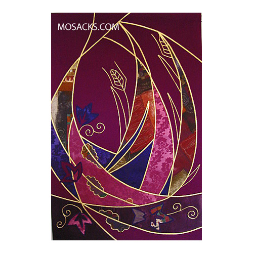Purple Eucharistic Appliqued Design, 24 x 36 Inches