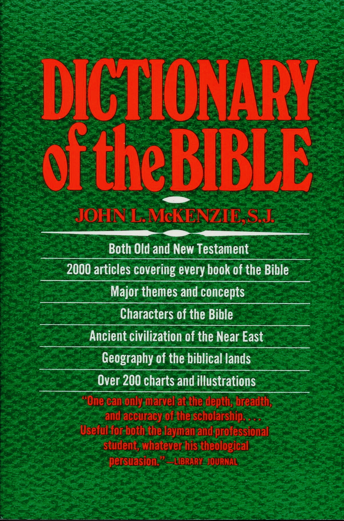 Touchstone Dictionary Of The Bible by McKenzie