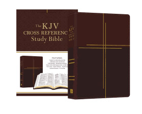 Barbour KJV Cross Reference Study Bible Compact Mahogany Cross 9781683225973