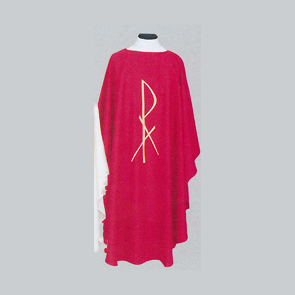 Beau Veste Chi Rho Chasuble design on front and back-852A
