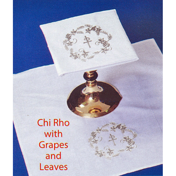 Beau Veste Chi Rho with Grapes and Leaves Altar Linens 4 piece set-2006