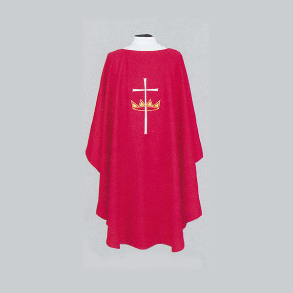 Beau Veste Christ The King Chasuble design on front and back-842A