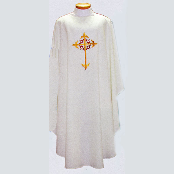 Beau Veste Crown Of Thorns Cross Chasuble  with front and back design-2023A