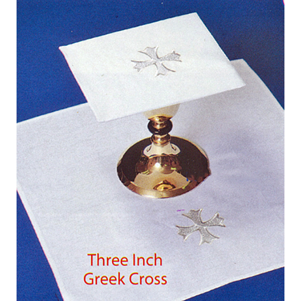 Beau Veste 3" Greek Cross Altar Linens 4 piece set-2002