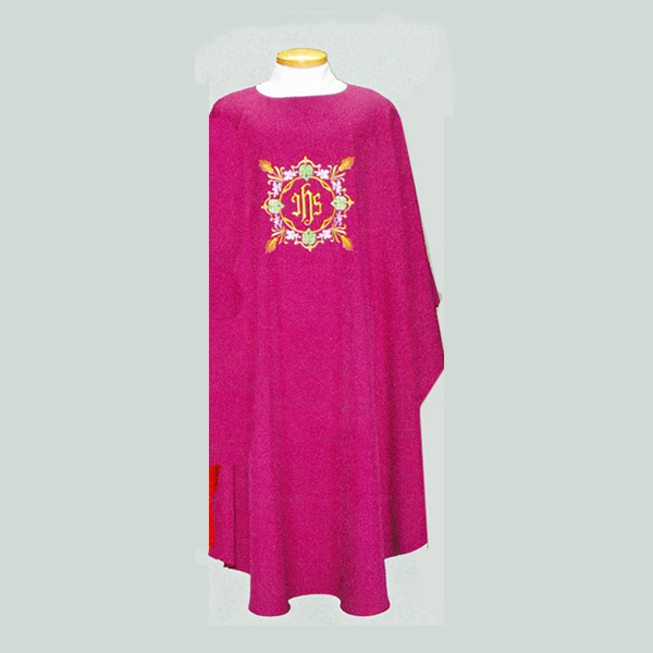 Beau Veste IHS Chasuble with front and back design-2024A