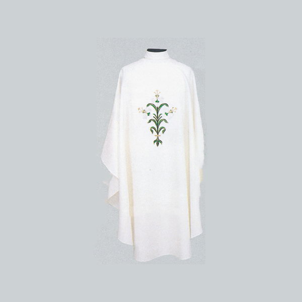 Beau Veste Lilies Chasuble design on front and back -860A