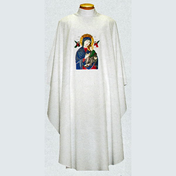 Beau Veste Perpetual Help Chasuble with front and back design-2031A