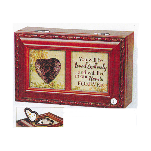 Bereavement Music Box You Light Up My Life with Locket PM5805