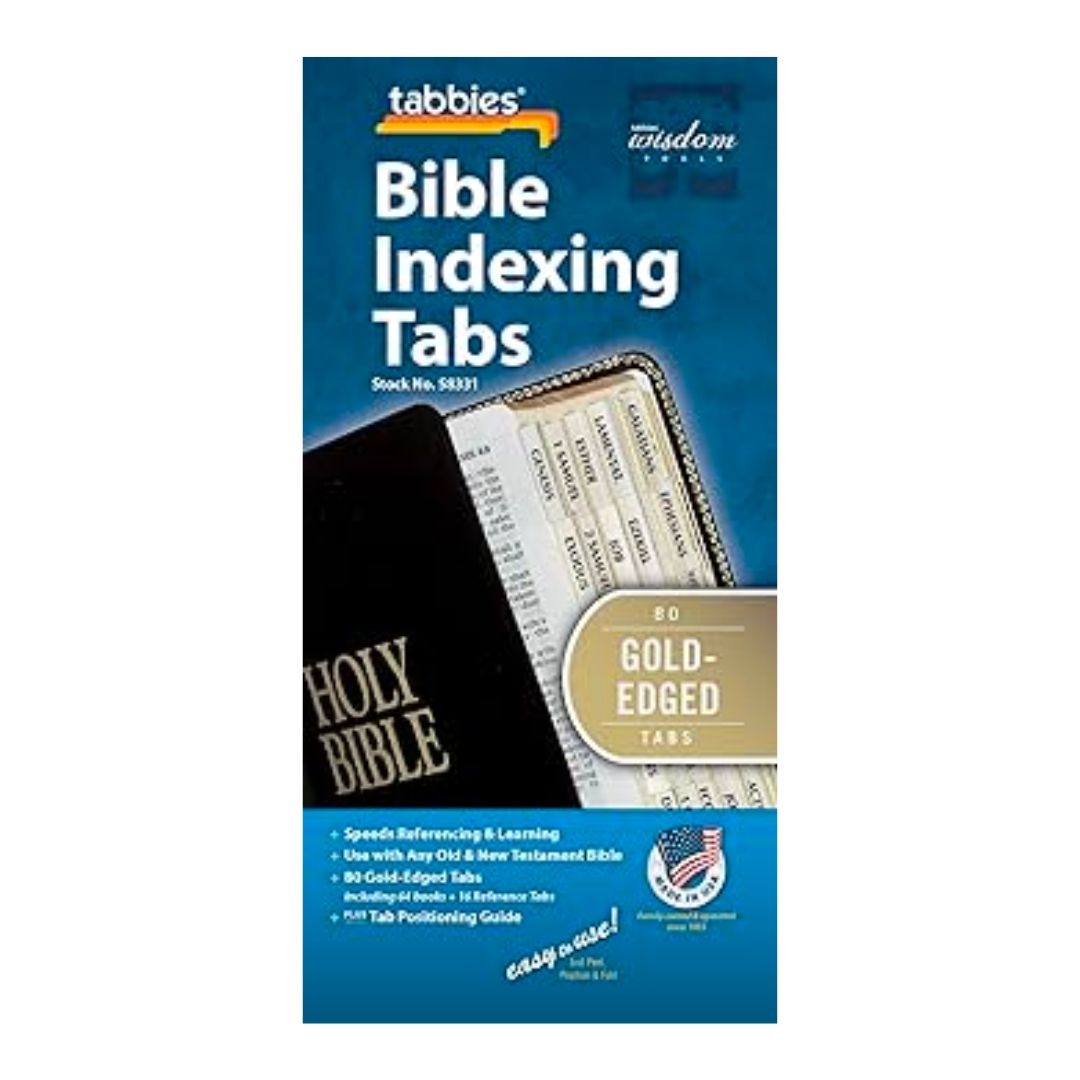 Bible Indexing Tabs Gold Edged 173-58331