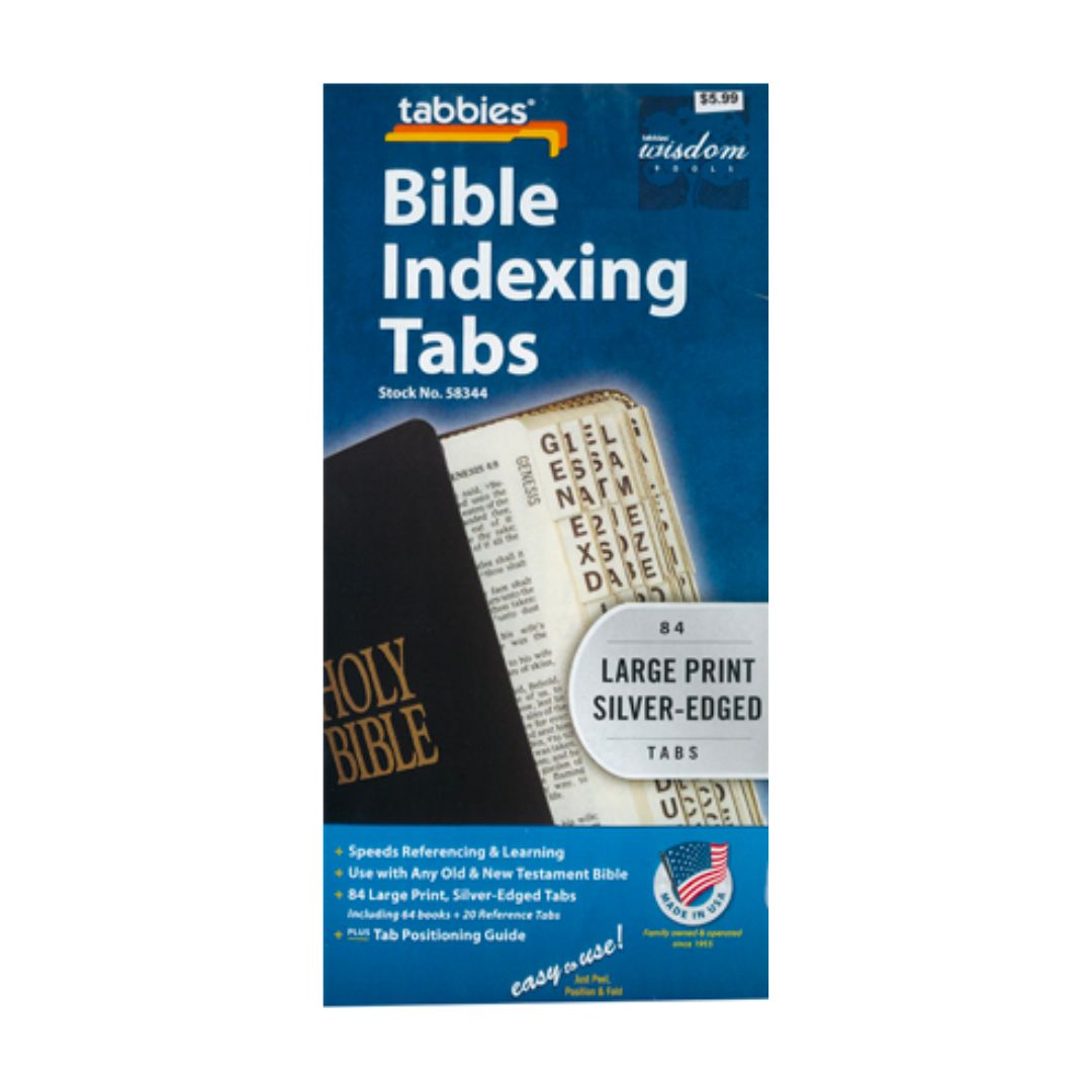 Bible Indexing Tabs Large Print Gold Edged 173-58341