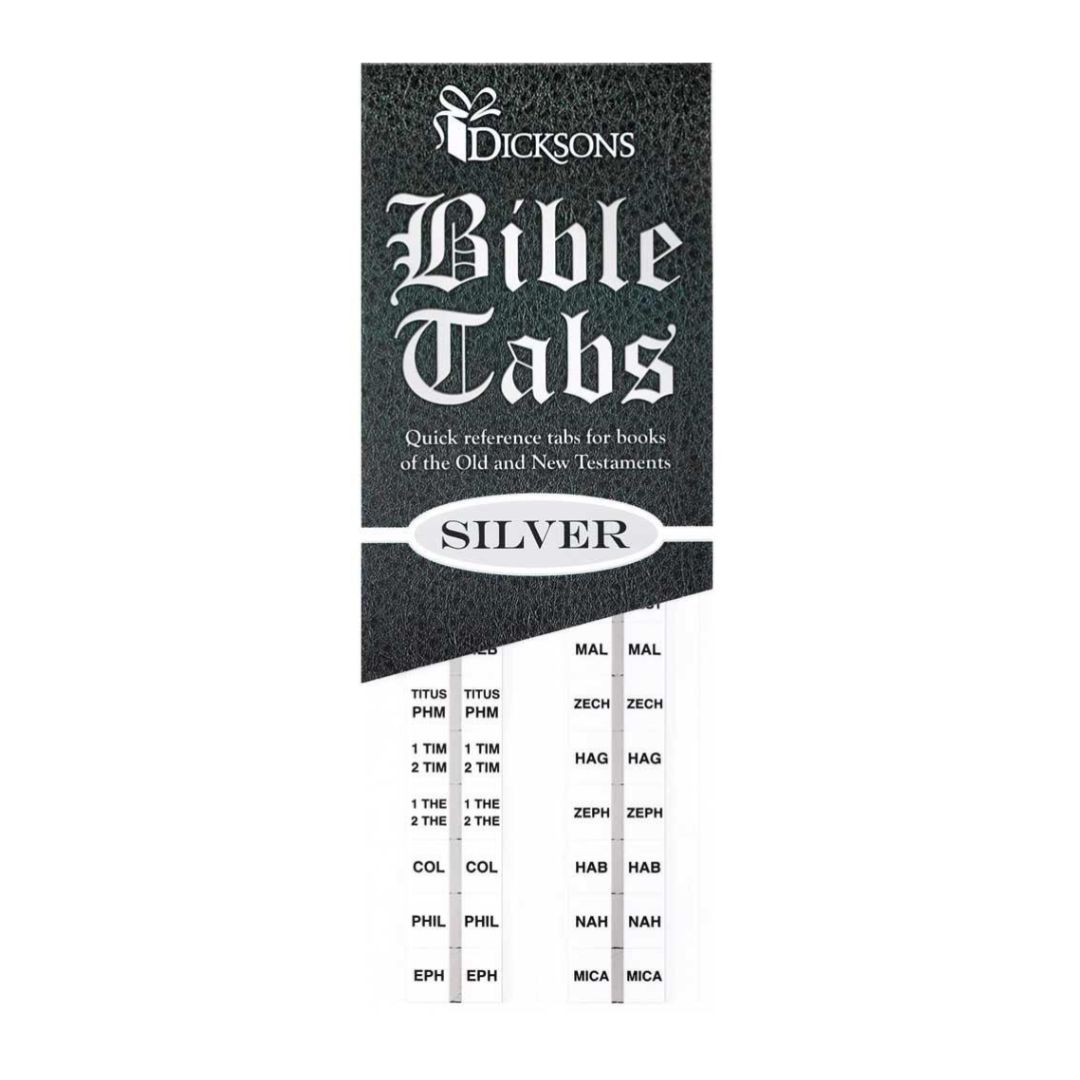 Bible Indexing Tabs SIlver Edged BA-101