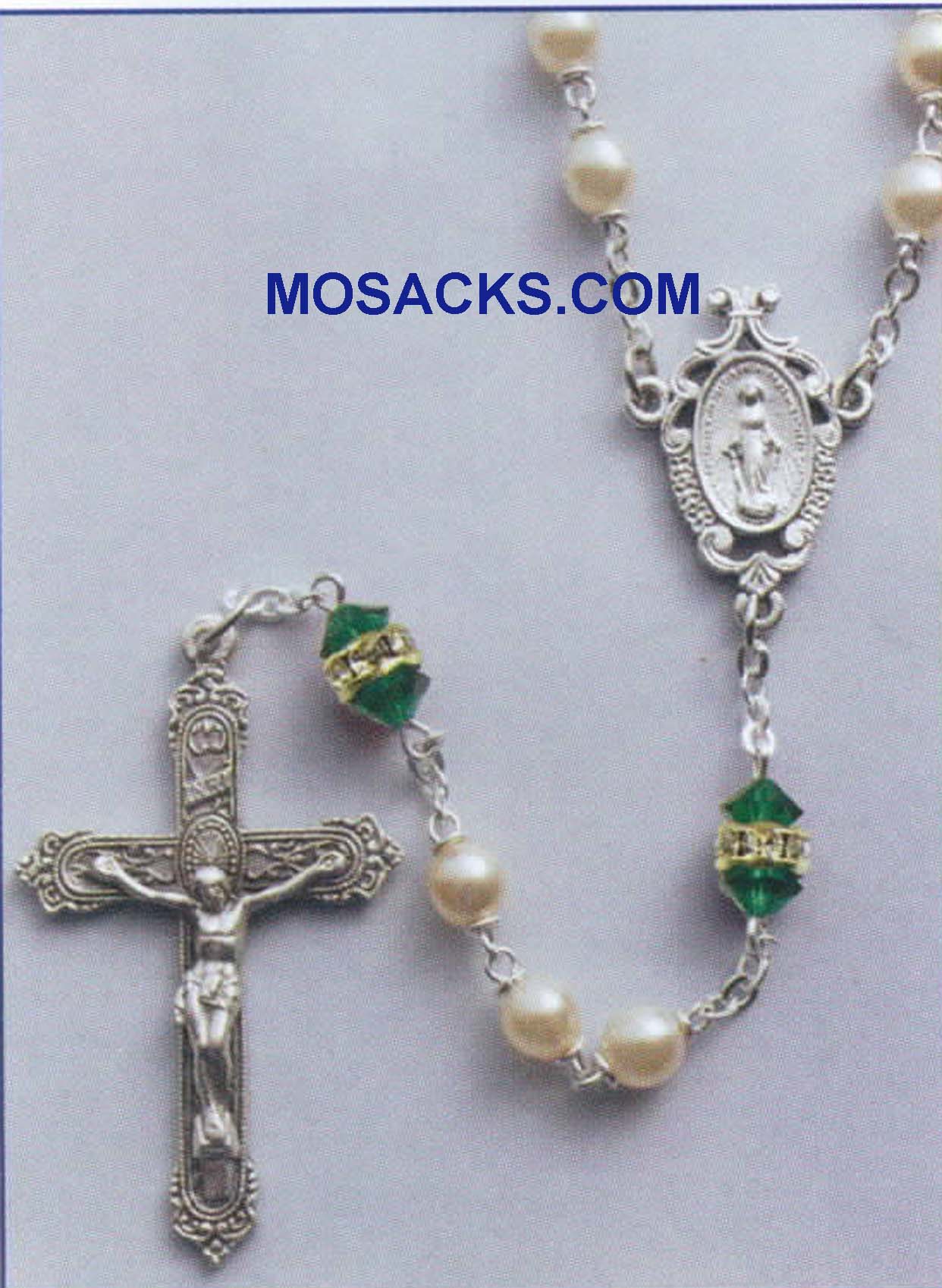 Birthstone Rosary Emerald