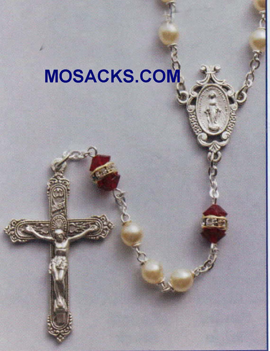 Birthstone Rosary Garnet