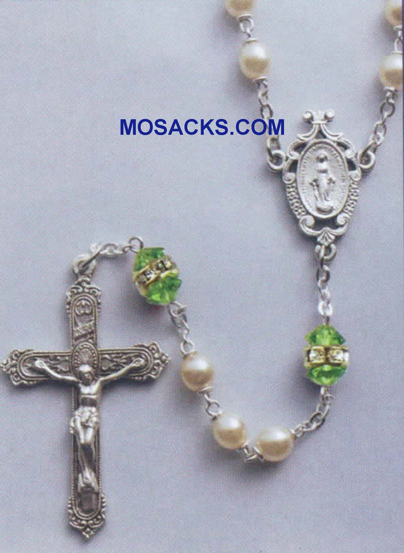 8 - August Peridot Birthstone Rosary