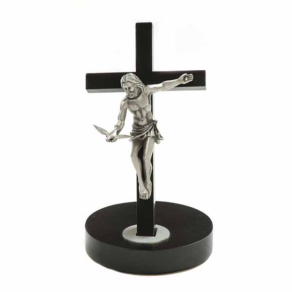 Black Gift of the Spirit Cross with Stand