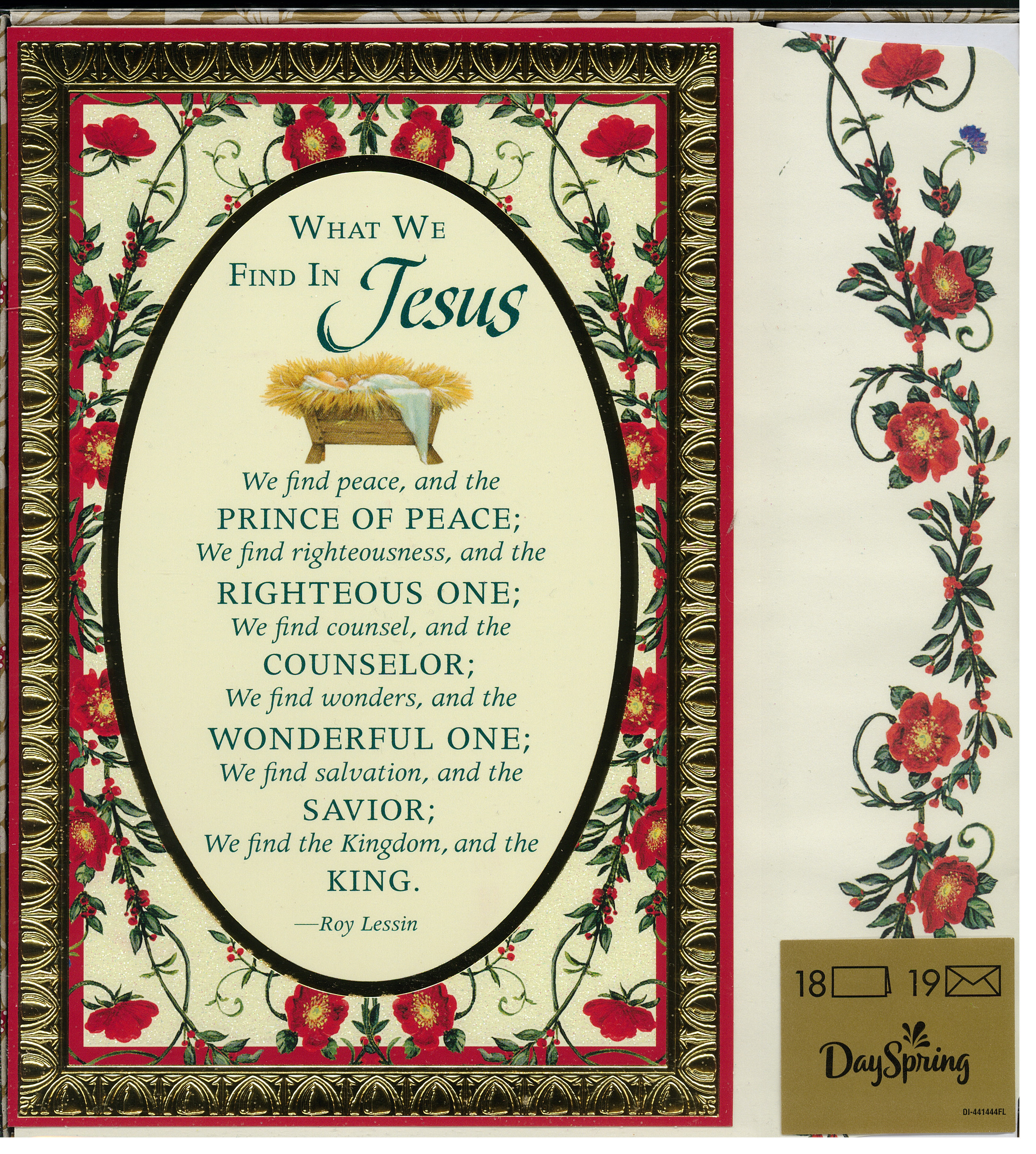 Boxed Christmas Cards What We Find In Jesus 217-57116