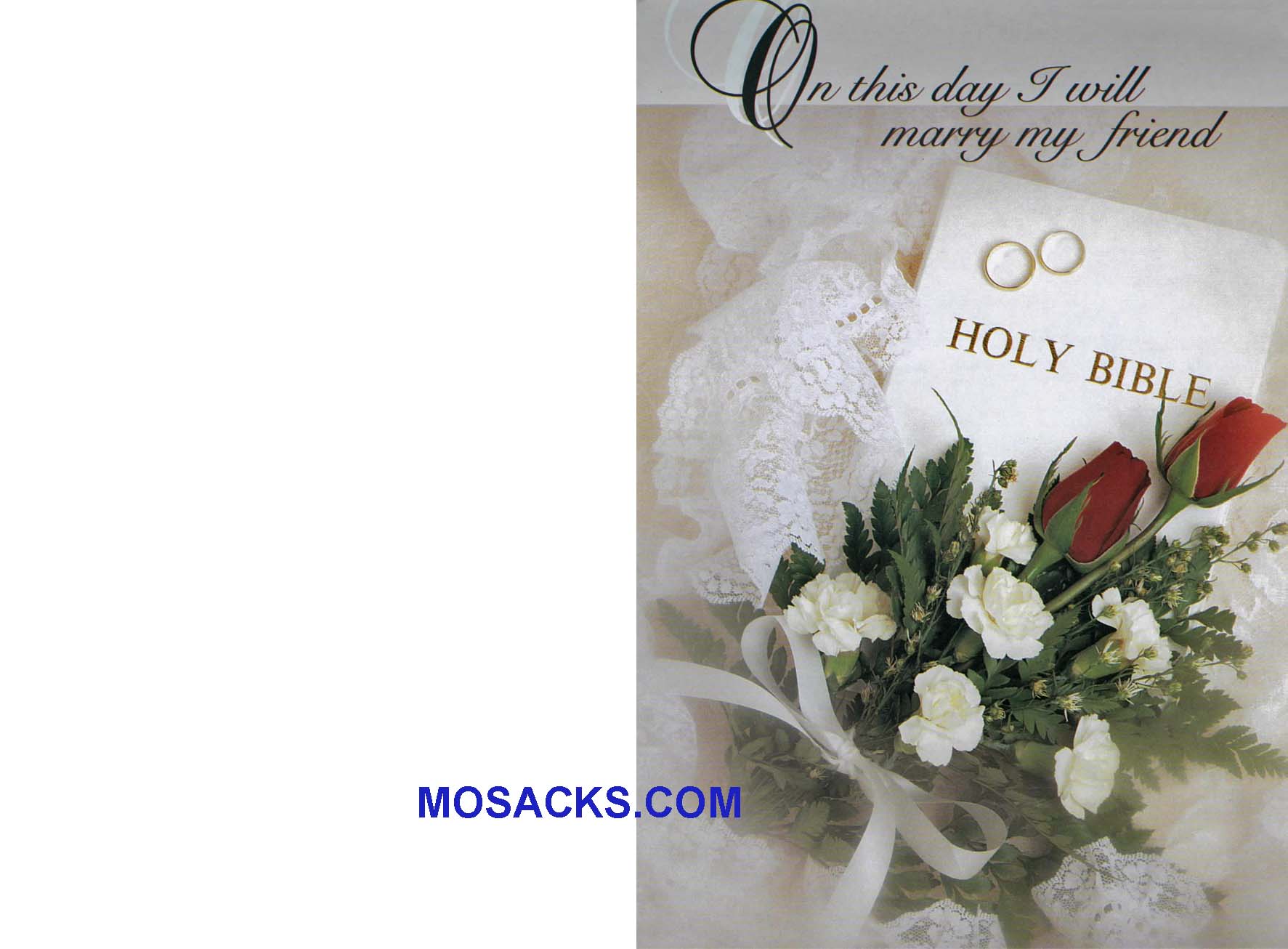 Bulletin Cover I Marry Friend 100 Pack-84-9950