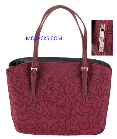 Burgundy Purse Bible Cover 812839021565