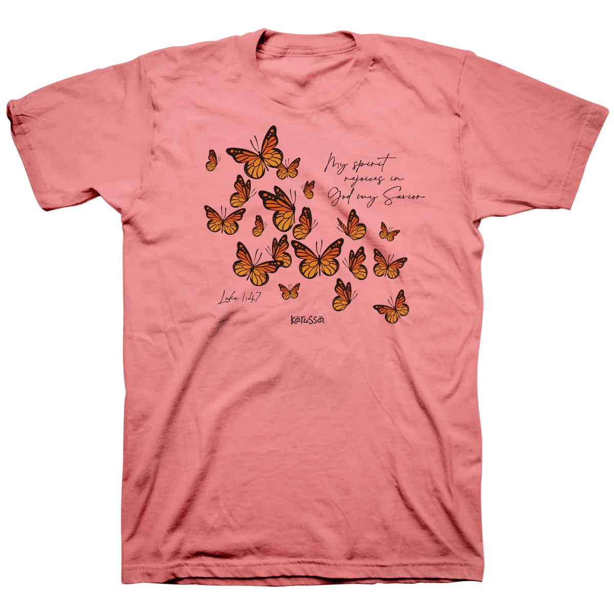 Butterfly (Luke 1:47) T-Shirt 