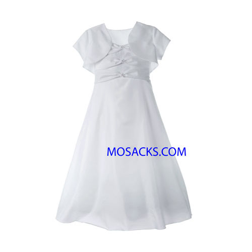 Communion A-Line Dress & Jacket Taffeta (Sizes 6x-12)