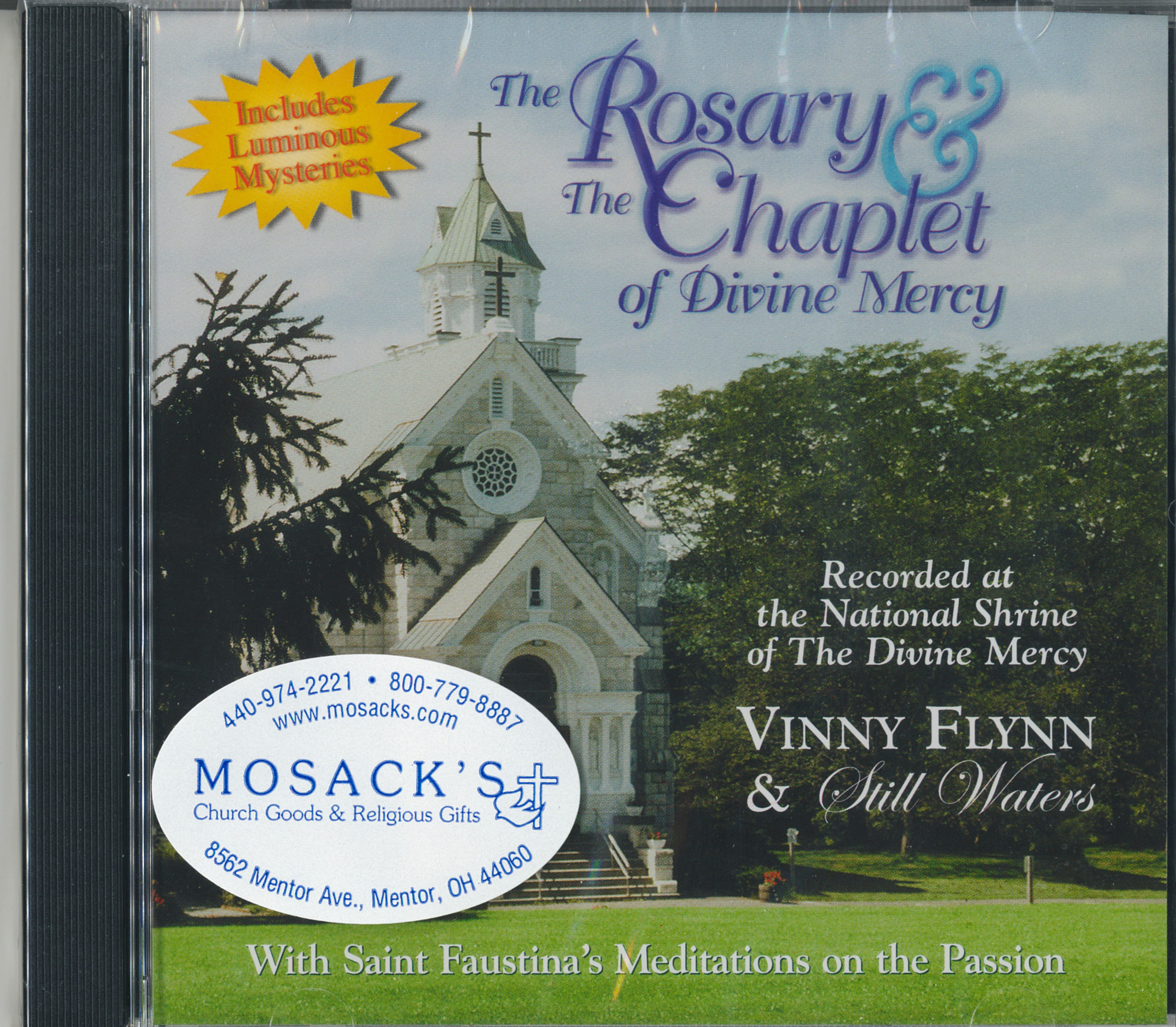 CD The Rosary & The Chaplet of Divine Mercy 1884479154 Vinny Flynn & Still Waters