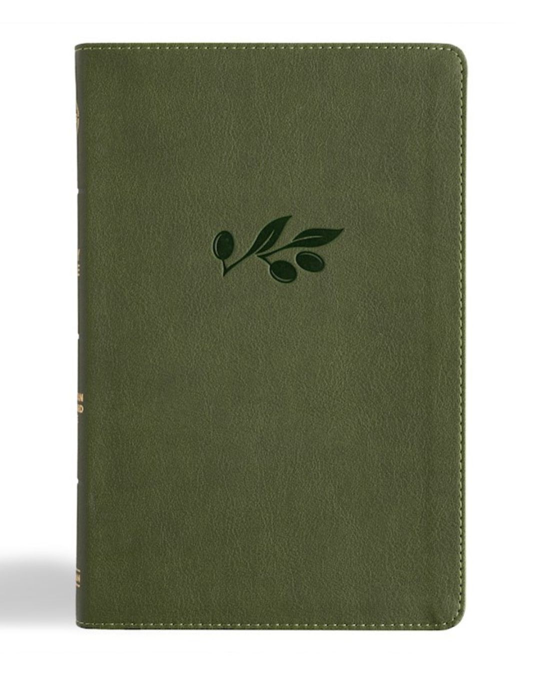  CSB Thinline Bible-Olive LeatherTouch  