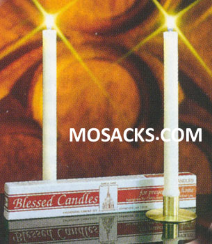 Candlemas Candles 51% Beeswax 25/32 x 10-1/4 SFE
