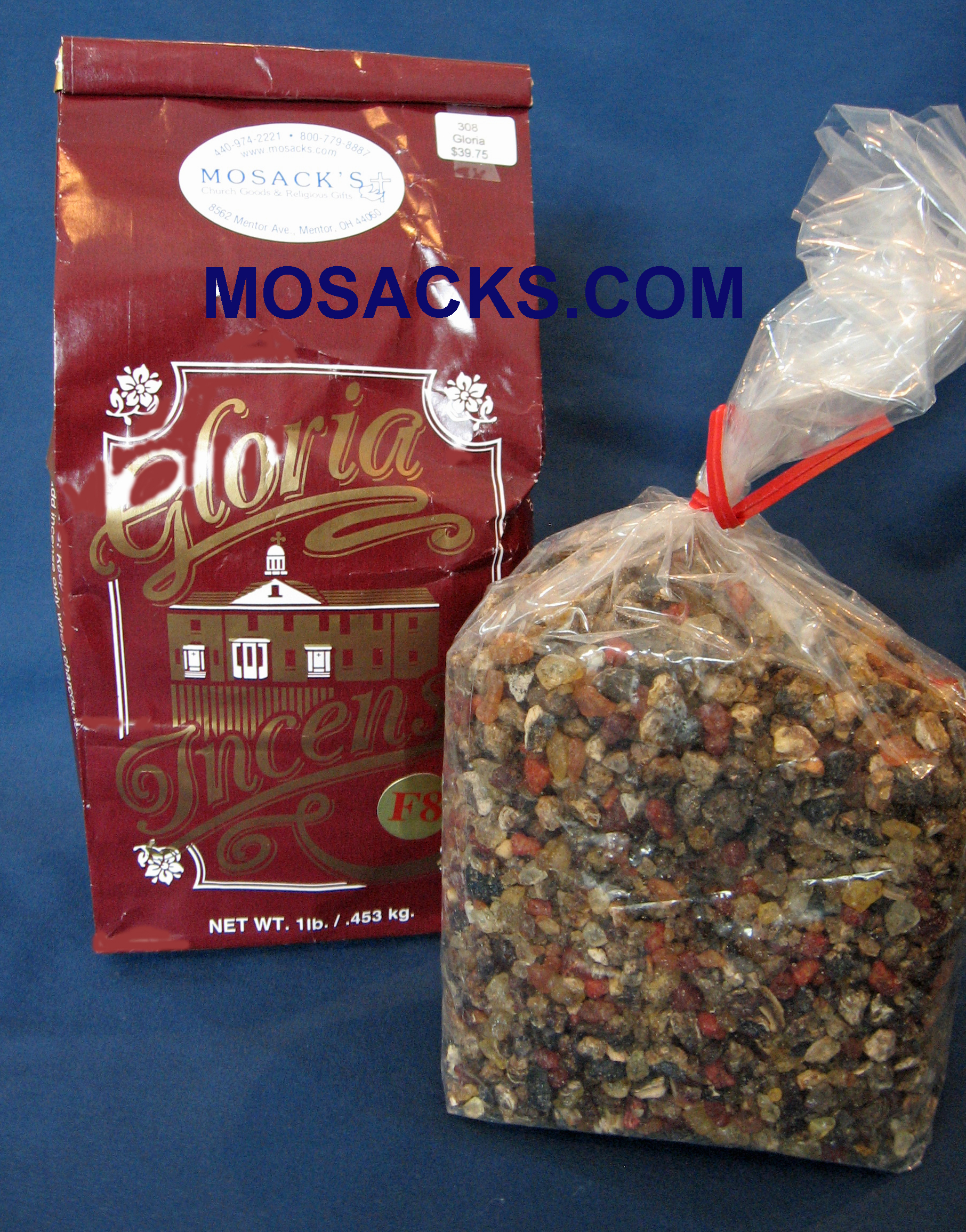 Cathedral Candle Gloria Incense F8 1 pound bag of Church Incense -91200801