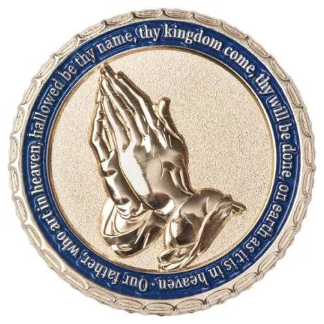 Challenge Coin - Prayer Challenge Coin 487-2473