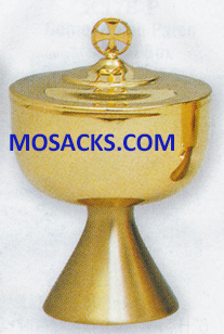 Ciborium Gold Plated 9"H., 5" dia. Cup, 500 cap 14-K400