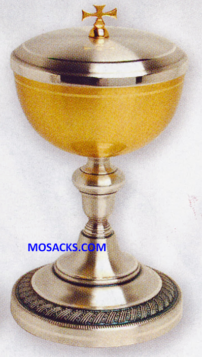 FREE SHIPPING on Ciborium - Gold Plated Ciborium K925 measures 8-3/4" high with 5" Base and a 4-5/8" diameter cup with 300 host capacity