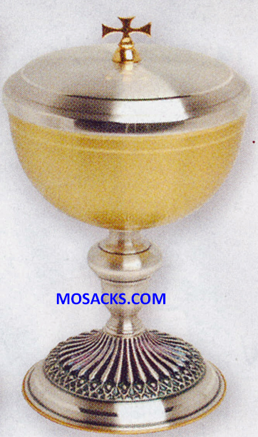 FREE SHIPPING on Ciborium - Gold Plated Ciborium K929 measures 7-5/8" high with 4-1/4" Base and 4-5/8" diameter cup with 300 Host capacity