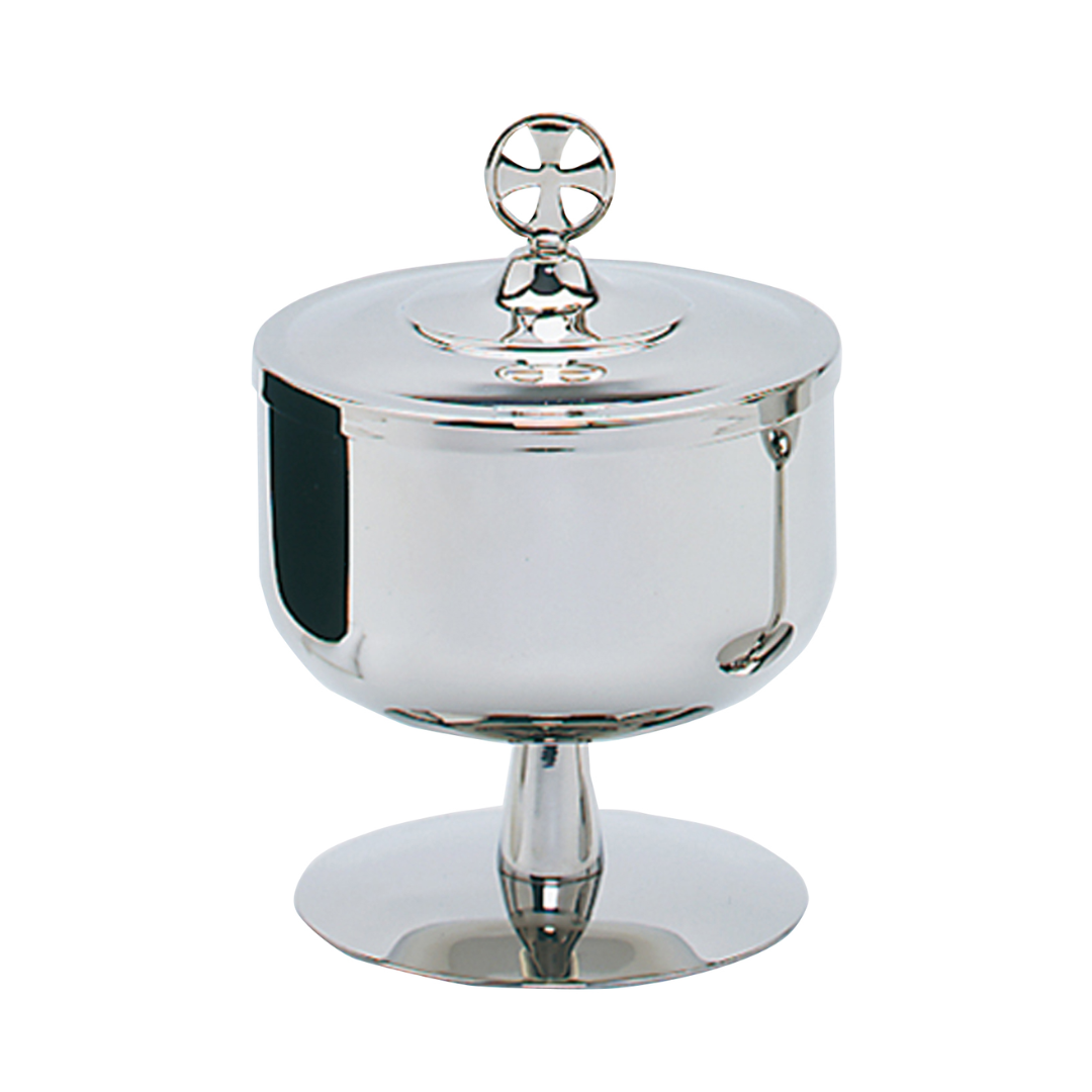?FREE SHIPPING on Ciborium - Stainless Steel Ciborium K555 measures 6-1/8" high with wide Base and 4-1/2" diameter cup with 400 Host capacity