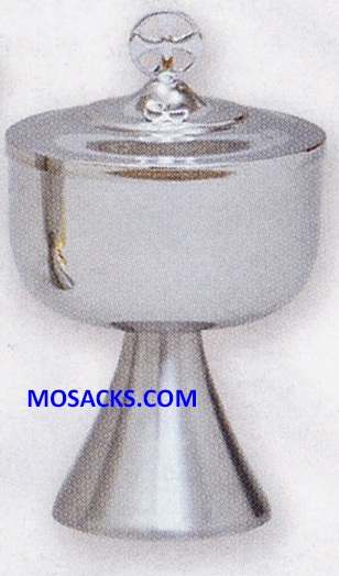 FREE SHIPPING on Ciborium - Stainless Steel Ciborium K566 measures 7-1/2" high with 3" diameter Base and 4-1/2" diameter Cup with 400 Host capacity