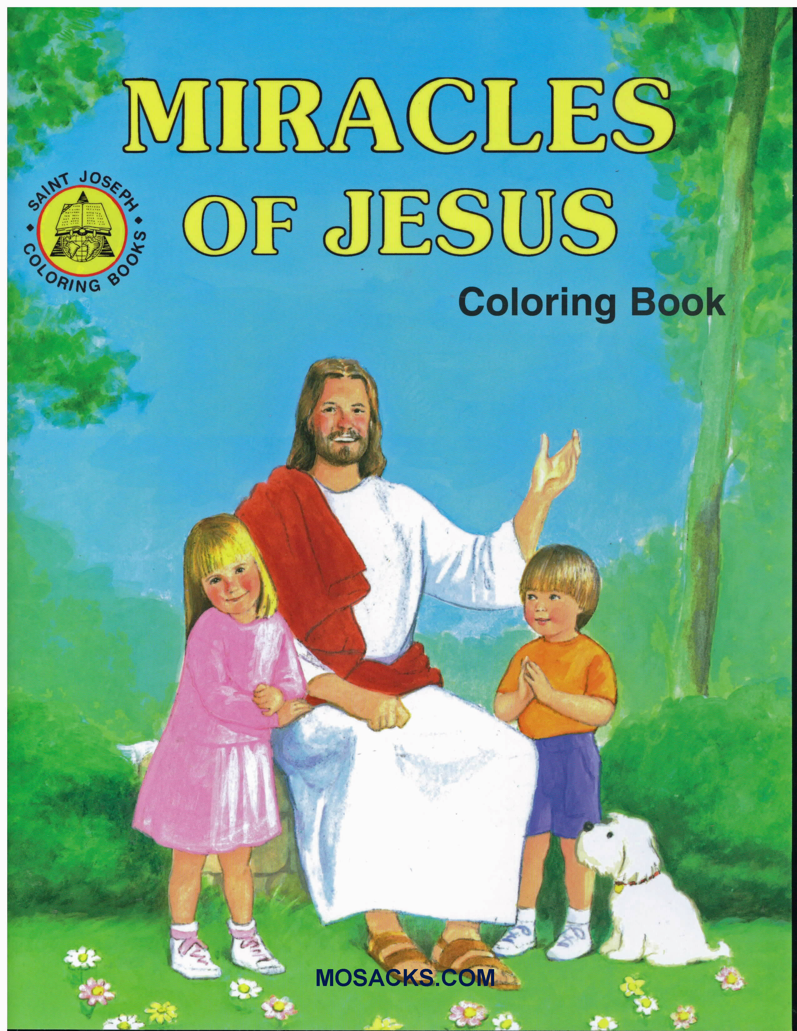 St Joseph 32 page Coloring Book Miracles Of Jesus-686
