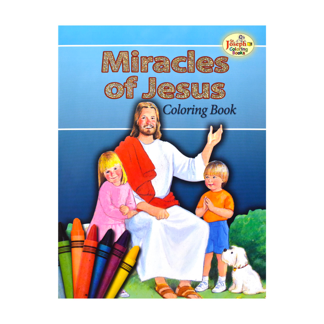 St Joseph 32 page Coloring Book Miracles Of Jesus-686