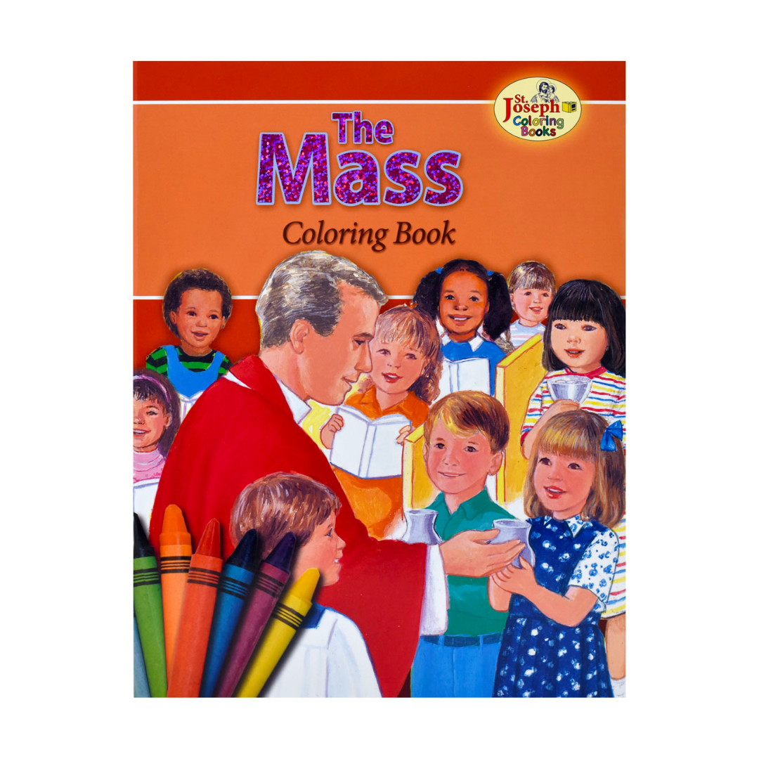 St Joseph 32 page Coloring Book The Mass-683