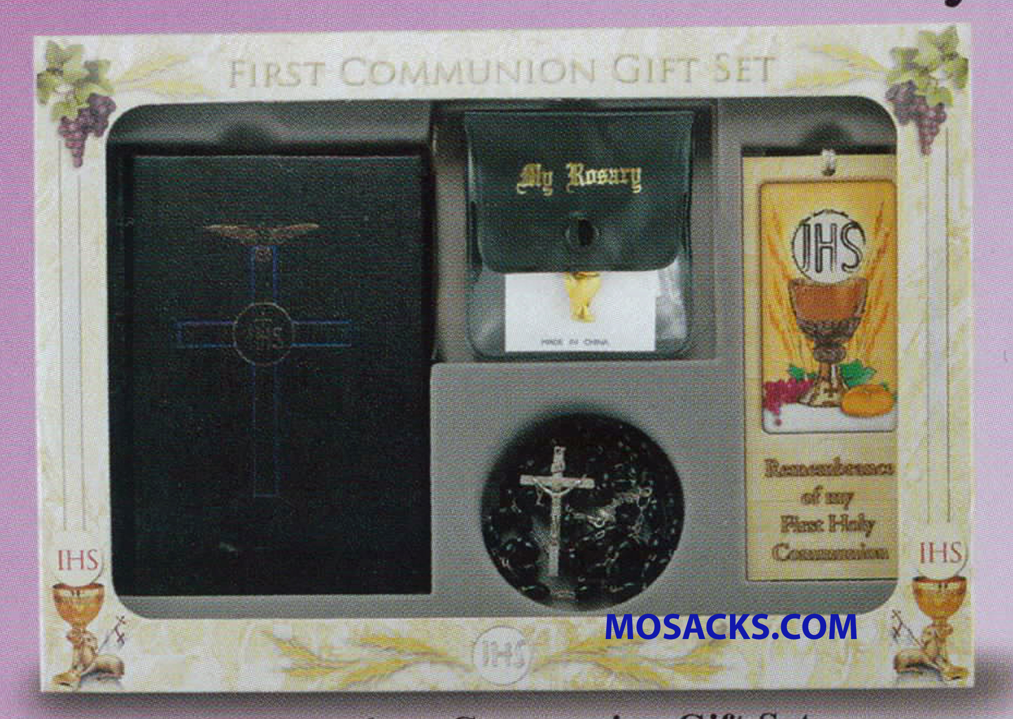 Communion 6 Pc Blessed Trinity Gift Set Boy 12-5211