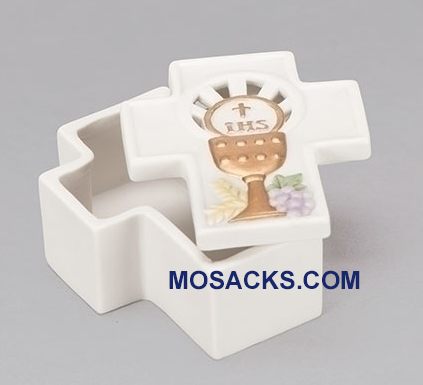 Communion Chalice Porcelain Keepsake Box 29105