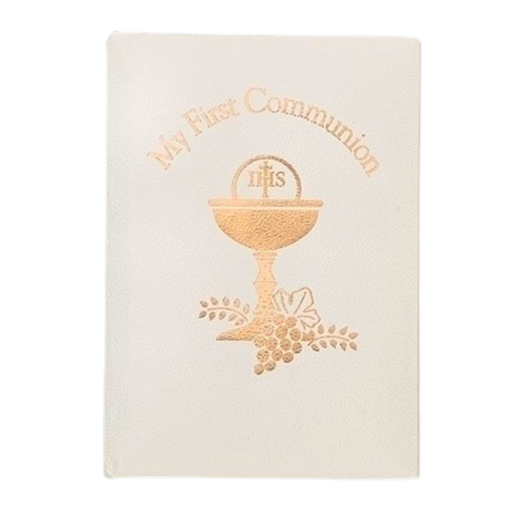 First Holy Communion Missal Deluxe Prayer Book White Girl-102790450, Communion Prayerbook Girl 10279