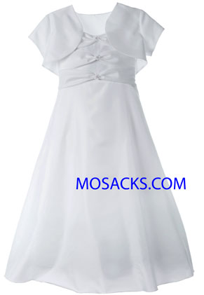 Communion A-Line Dress & Jacket Taffeta Sizes 6x-12-204-62582