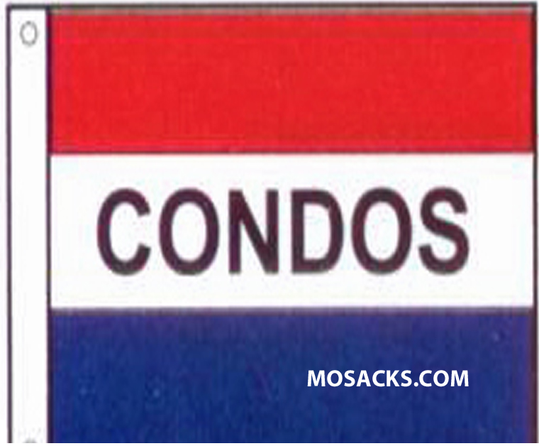 CONDOS 3' x 5' Nylon Message Flag, #120018