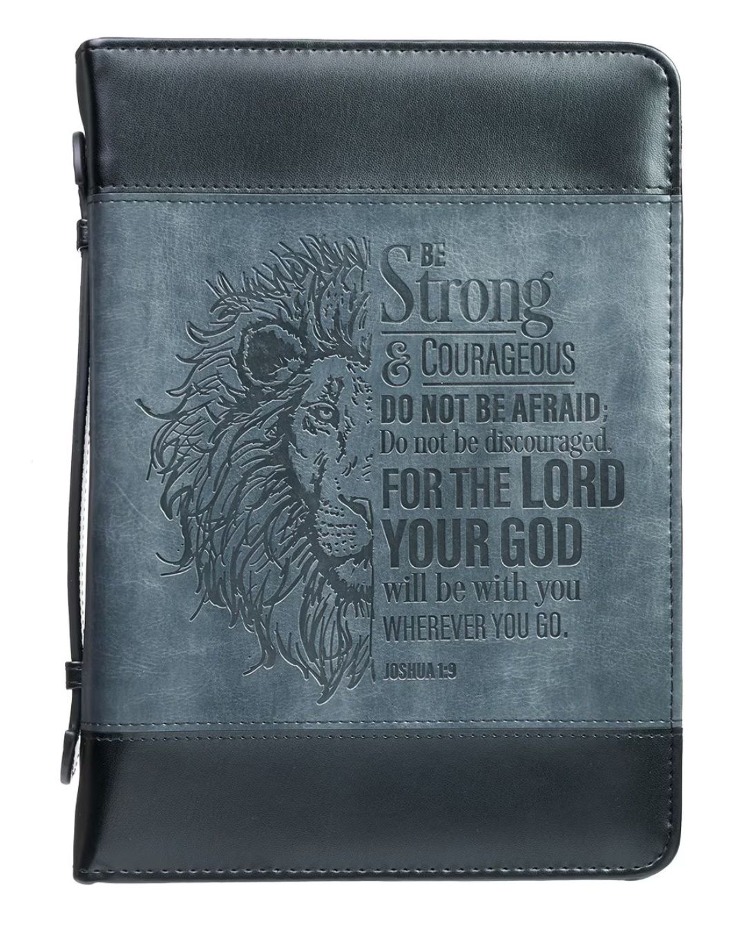 Large Lux Leather Bible Cover Joshua 19 1220000130135