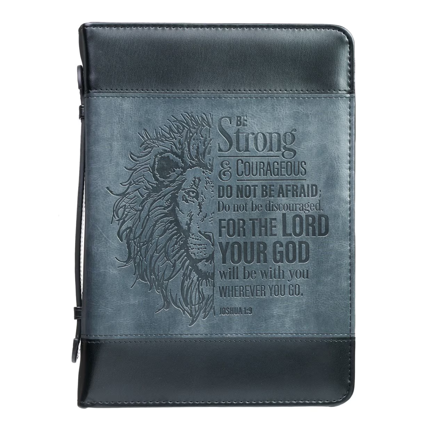Large Lux Leather Bible Cover Joshua 19 1220000130135